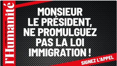 Pétition loi immigration