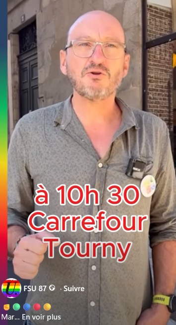 MANIFESTATION : LE 29 SEPTEMBRE A 10h30 CARREFOUR TOURNY! POUR LES SALAIRES, POUR LE SERVICE PUBLIC, FAISONS-NOUS ENTENDRE